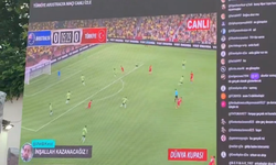 Kırıkkale’de milli maç yayını karıştı, vatandaşlar video oyunu yayını izledi!