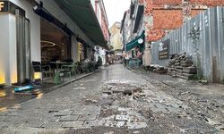 Üsküdar Gastronomi Sokağı'nı su bastı!
