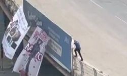 Adana'da NATO karşıtı pankart asan şahıs gözaltında