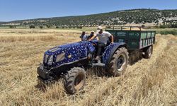 Gaziantep'te arpa ve buğday hasadı sürüyor