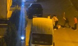 Pendik'te yabancı uyruklu şahıslar arasında taşlı sopalı kavga kamerada