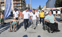 Kuşadası'nda engelsiz özel plaj hizmeti