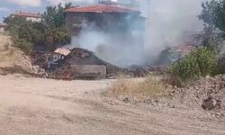 Ot yakmak isterken evi kül ediyordu! Alevler bir anda kontrolden çıktı