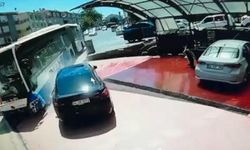 EGO otobüsü dehşet saçtı! Ezilmekten son anda kurtuldu!