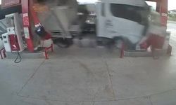 Tır, markette alışveriş adama böyle çarptı!