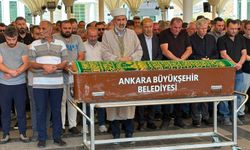 Hafriyat kamyonu kazasında vefat eden işçi son yolculuğuna uğurlandı