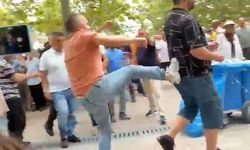 Özgür Özel'in namaz çıkışı ziyaretinde yumruklar ve tekmeler konuştu!