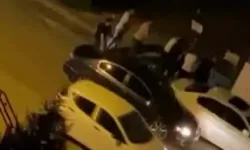 Ankara'da sokak ortasında çıkan kavga kamerada