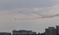 Ankara NATO Zirvesi'ne hazırlanıyor! Türk Yıldızları'ndan nefes kesen prova uçuşu