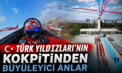 Türk Yıldızları’nın kokpitinden büyüleyici anlar