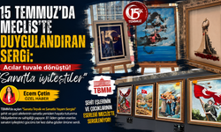 15 Temmuz’da Meclis’te duygulandıran sergi: Acılar tuvale dönüştü! “Sanatla iyileştiler”