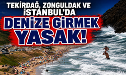 Tekirdağ, Zonguldak ve İstanbul'da denize girme yasak!
