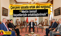 Ekmen'den çerçeve yasa için ortak akıl önerisi! "Metin temsil heyetleriyle ortaklaştırılmalı"