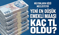 Milyonların gözü Meclis'teydi: Yeni en düşük emekli maaşı kaç TL oldu?