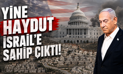 Yine haydut İsrail'e sahip çıktı!