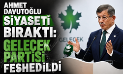 Davutoğlu açıkladı: Gelecek Partisi feshedildi