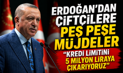 Cumhurbaşkanı Erdoğan'dan tarımda rekor mesajı: Bu yıl hasat yüz güldürecek!