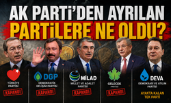 AK Parti'den ayrılan partilere ne oldu?