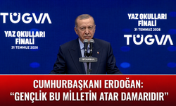 Cumhurbaşkanı Erdoğan TÜGVA finalinde konuştu: "Gençlik bu milletin atar damarıdır"
