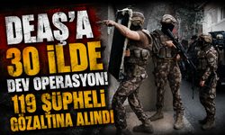 DEAŞ'a 30 ilde dev operasyon! 119 şüpheli gözaltına alındı