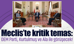 Meclis’te kritik temas: DEM Parti, Kurtulmuş ve Ala ile görüşecek!
