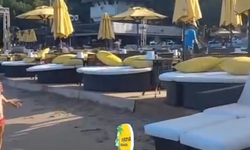 Antalya'da tepki çeken görüntü! “Eskiden yürüdüğümüz sahilde şimdi yürüyemiyoruz”