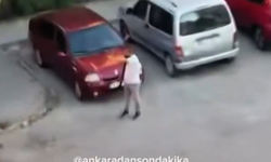 Ankara’da dehşet anları! Aracı ateşe verdi, eşine silahla saldırdı