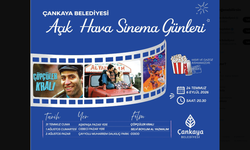 Nostalji sizi bekliyor: Çankaya'da açık hava sineması keyfi devam ediyor!