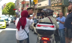 İstanbul’da seyir halindeki motosikletliye yol ortasında saldırı: Sürücüyü durdurup darbetti