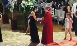 Gelin ve damadın ilk dansı sırasında gerilim: Çocuğa müdahale etti, annesi tepki gösterdi