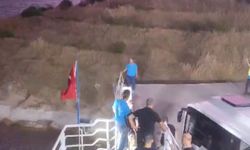 Elazığ'da feribot seferlerinde fırtına engeli