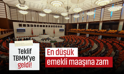 Teklif TBMM'ye geldi! En düşük emekli maaşına zam