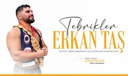 Cumhurbaşkanı Erdoğan’dan altın kemeri kazanan Erkan Taş'a tebrik mesajı!