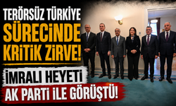Terörsüz Türkiye sürecinde kritik zirve! İmralı Heyeti AK Parti ile görüştü