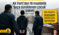 AK Parti'den 18 maddelik 'Suça sürüklenen çocuk' paketi: İşte Meclis'e sunulan teklifin tüm ayrıntıları...