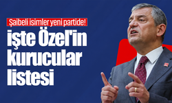 Şaibeli isimler yeni partide! İşte Özel'in kurucular listesi