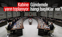 Kabine yarın toplanıyor: Gündemde hangi başlıklar var?