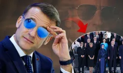 NATO Zirvesi'nde de çıkarmadı! Macron'un gözlüğünün nedeni ortaya çıktı