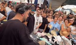 Mahmut Orhan'dan sürpriz performans: İç çamaşırı tezgâhını DJ kabinine çevirdi!