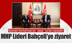 Numan Kurtulmuş’un “yasa” turları başladı! MHP Lideri Bahçeli’ye ziyaret