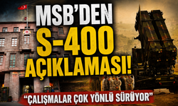 MSB'den S-400 açıklaması! "Çalışmalar çok yönlü sürüyor"