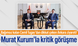 Bağımsız kalan Cemil Tugay'dan Murat Kurum'a dikkat çeken ziyaret!
