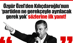 Özgür Özel’den Kılıçdaroğlu’nun ‘partiden ne gerekçeyle ayrılacak, gerek yok’ sözlerine ilk yanıt!