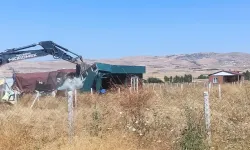 Polatlı hobi bahçelerinde yıkıma başlandı