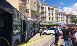 Mamak’ta can pazarı: Şoför kalp krizi geçirdi, dükkanlara daldı!