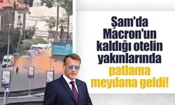 Şam’da art arda patlamalar: Macron’un kaldığı otelin yakınında meydana geldi