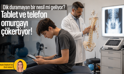 Dik duramayan bir nesil mi geliyor? Tablet ve telefon omurgayı çökertiyor!