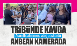 Acun Ilıcalı'nın eşi Çağla Ilıcalı tribünde ateş püskürdü! Acun Ilıcalı araya girdi