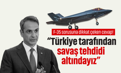 Miçotakis’ten F-35 sorusuna “savaş” tehdidi sözleriyle cevap
