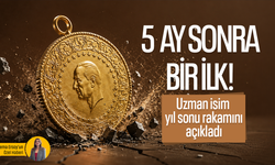 Altın fiyatlarında 5 ay sonra bir ilk! Uzman isim yıl sonu rakamını açıkladı